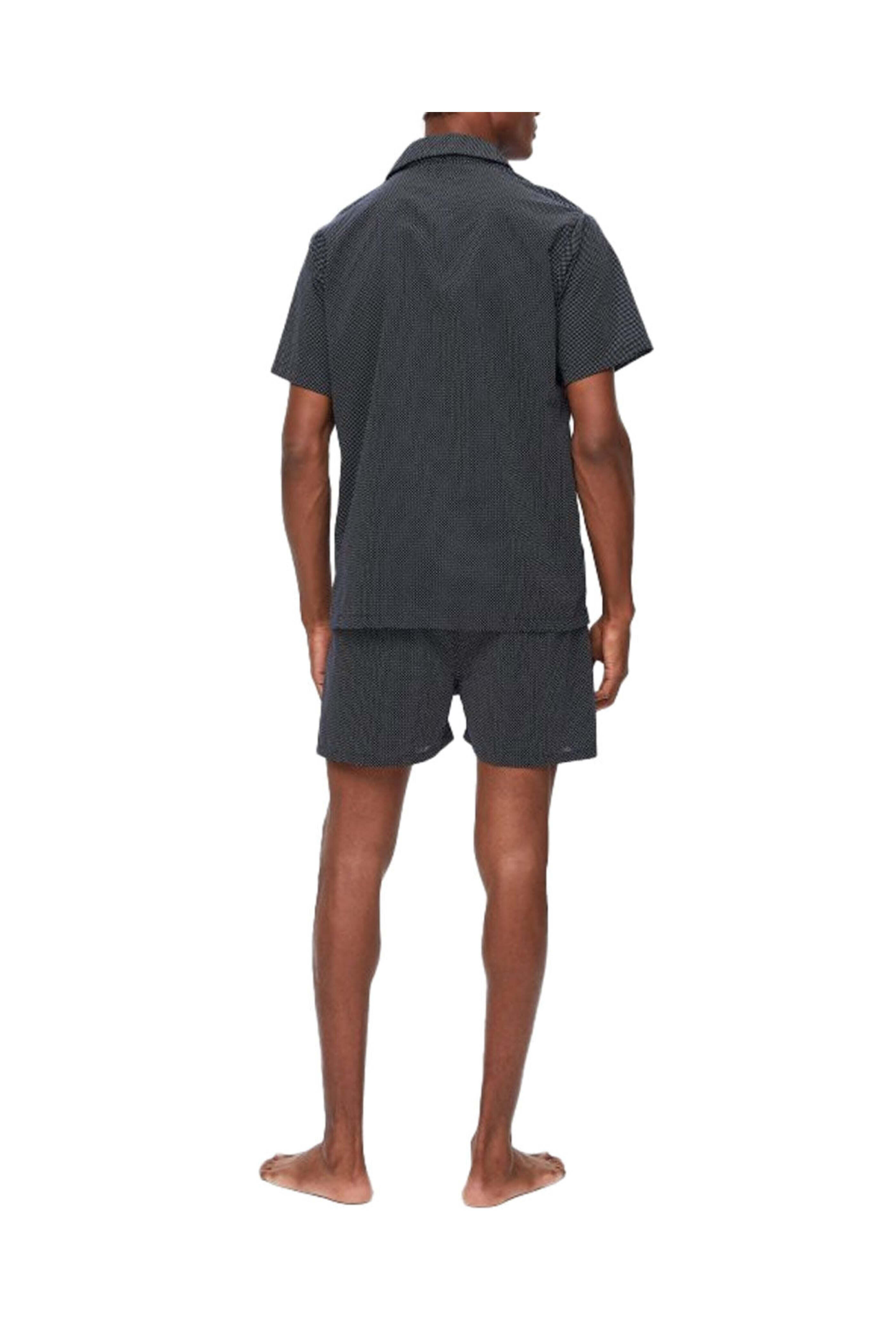 Derek Rose - Dark Navy Polka Dot Pajama Set