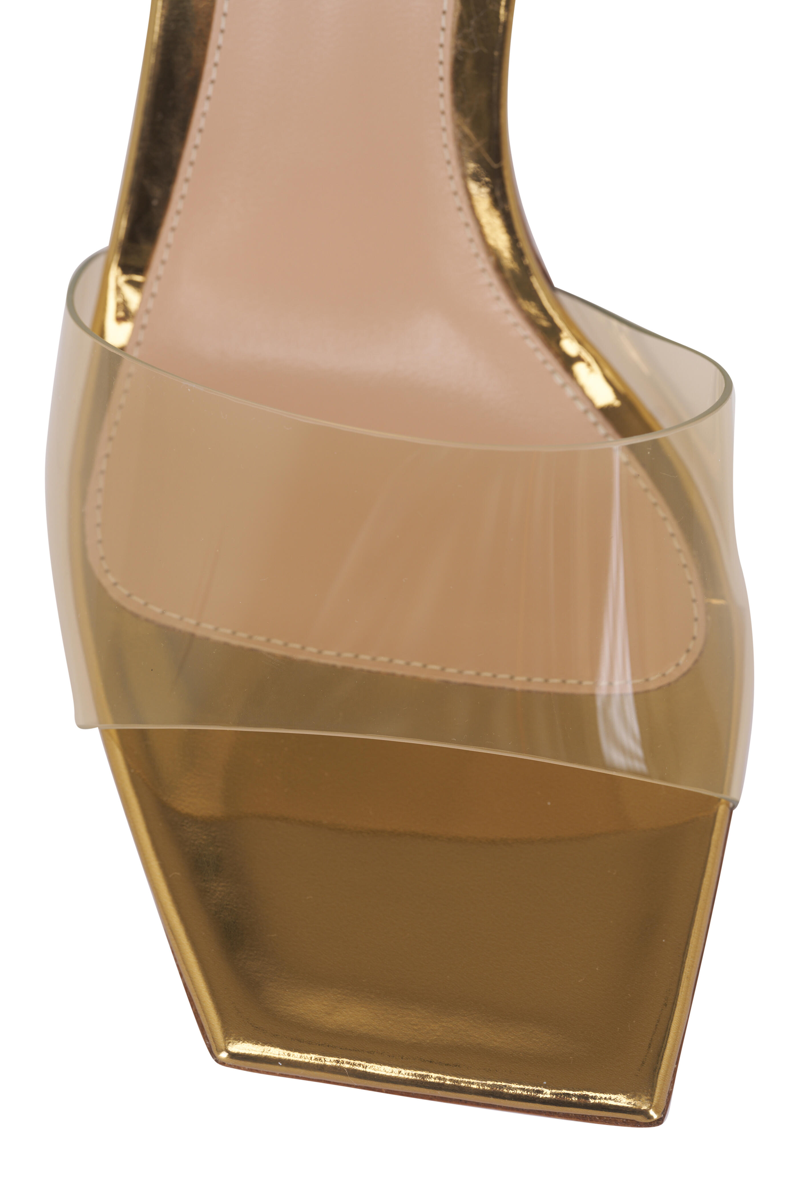 Gianvito Rossi - Mekong PVC Block Heel Sandal, 55mm