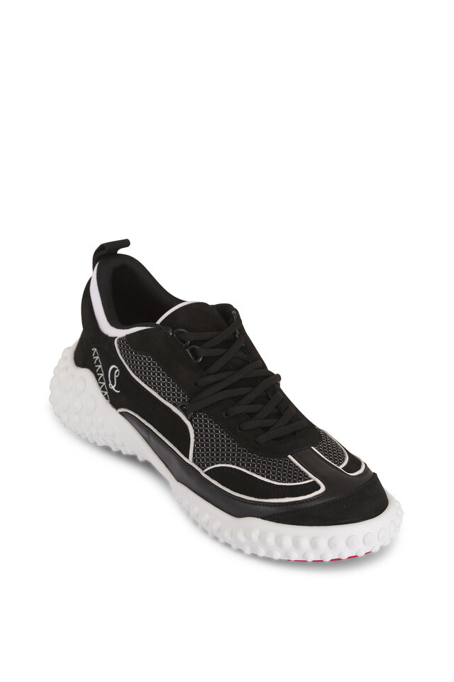 Fendi - Rockoko Black FF Knit Sneakers | Mitchell Stores