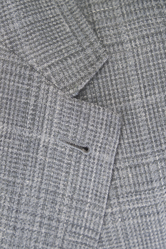 Canali Sage Cashmere, Linen, & Silk Sportcoat - view 3