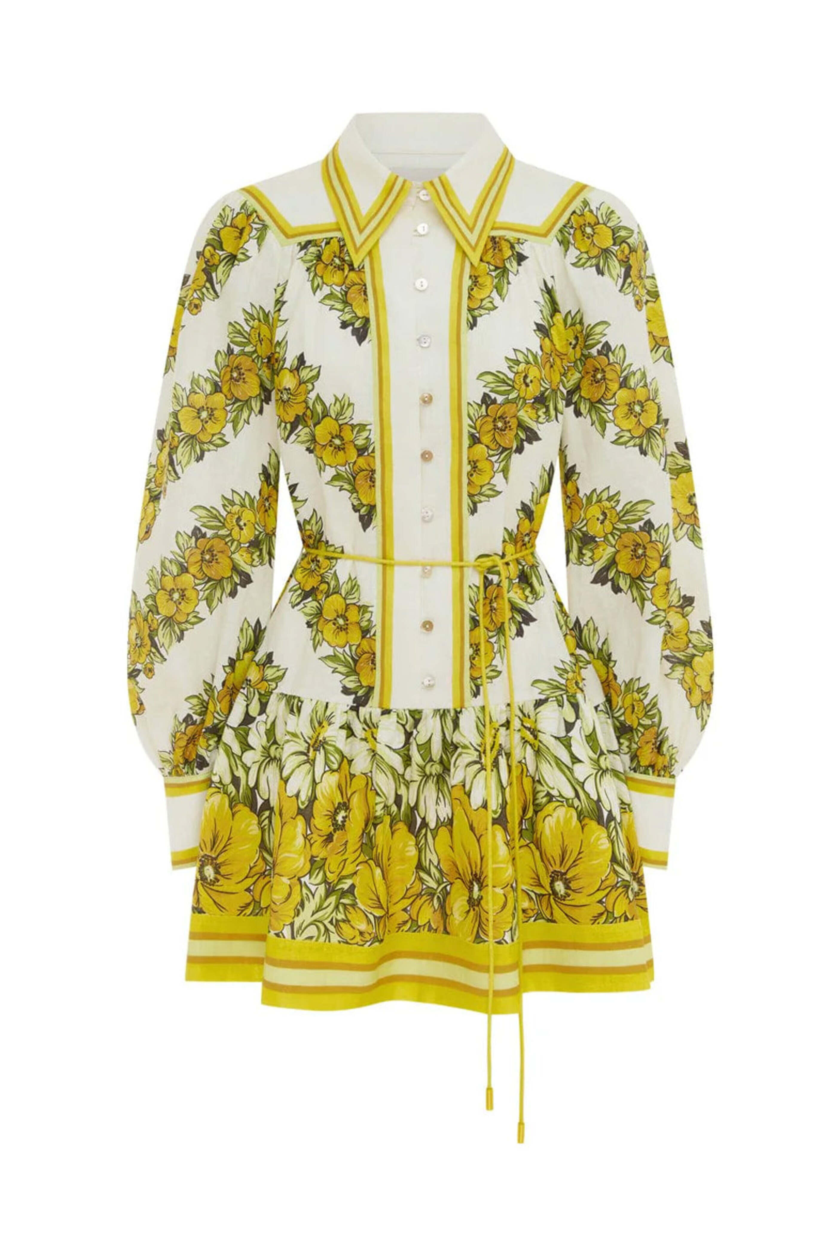 Alémais - Yellow Gisela Mini Dress