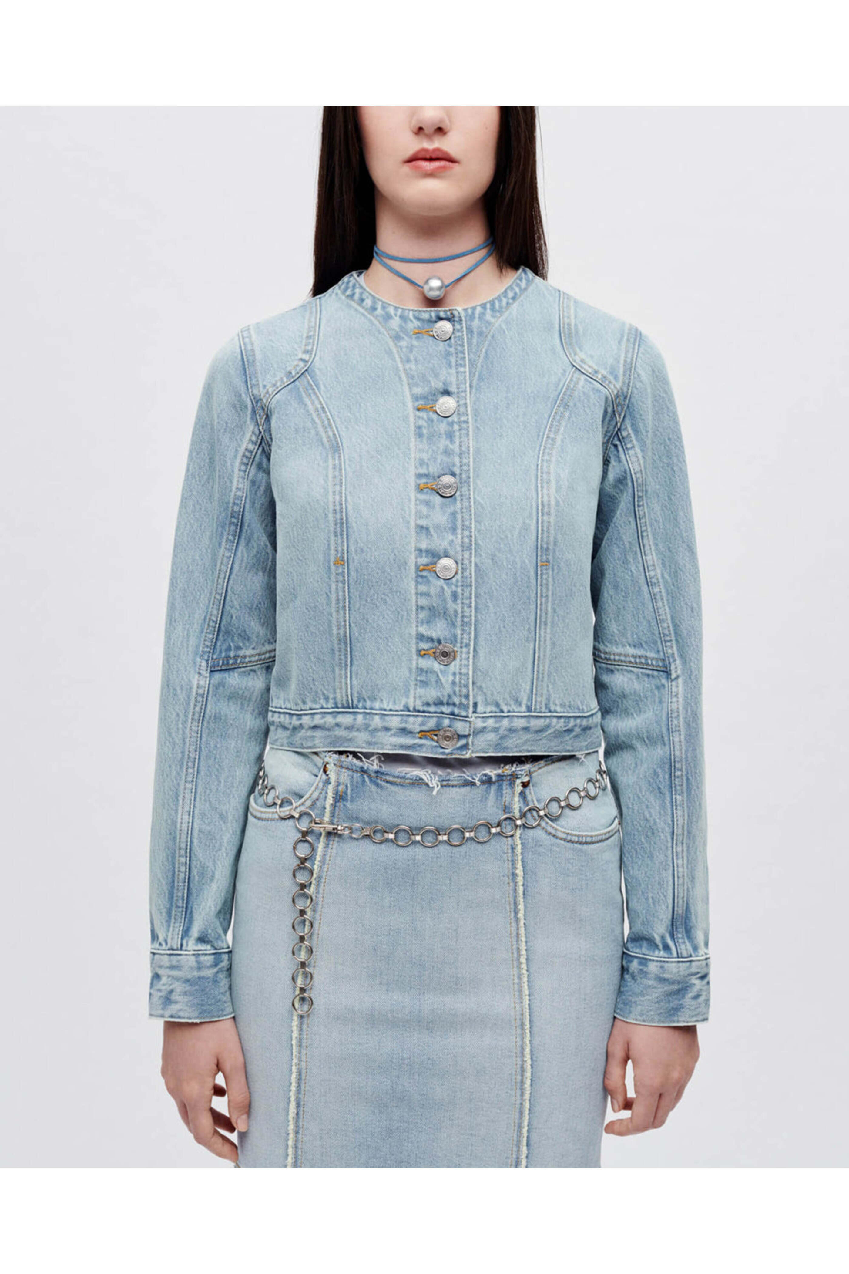 Re/Done - Tailored Denim Jacket in Mojave