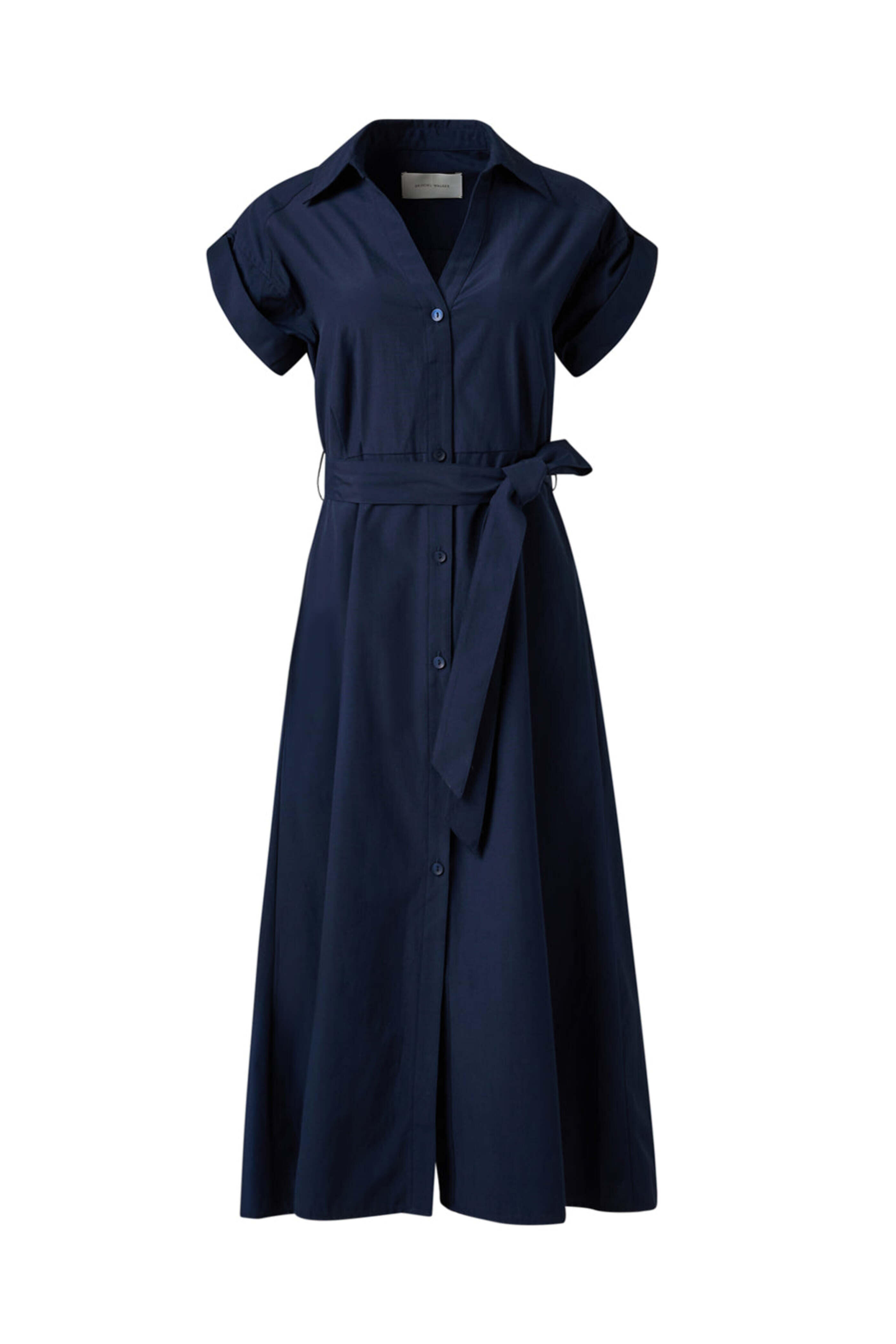Brochu Walker - Navy Belted Fia Dress