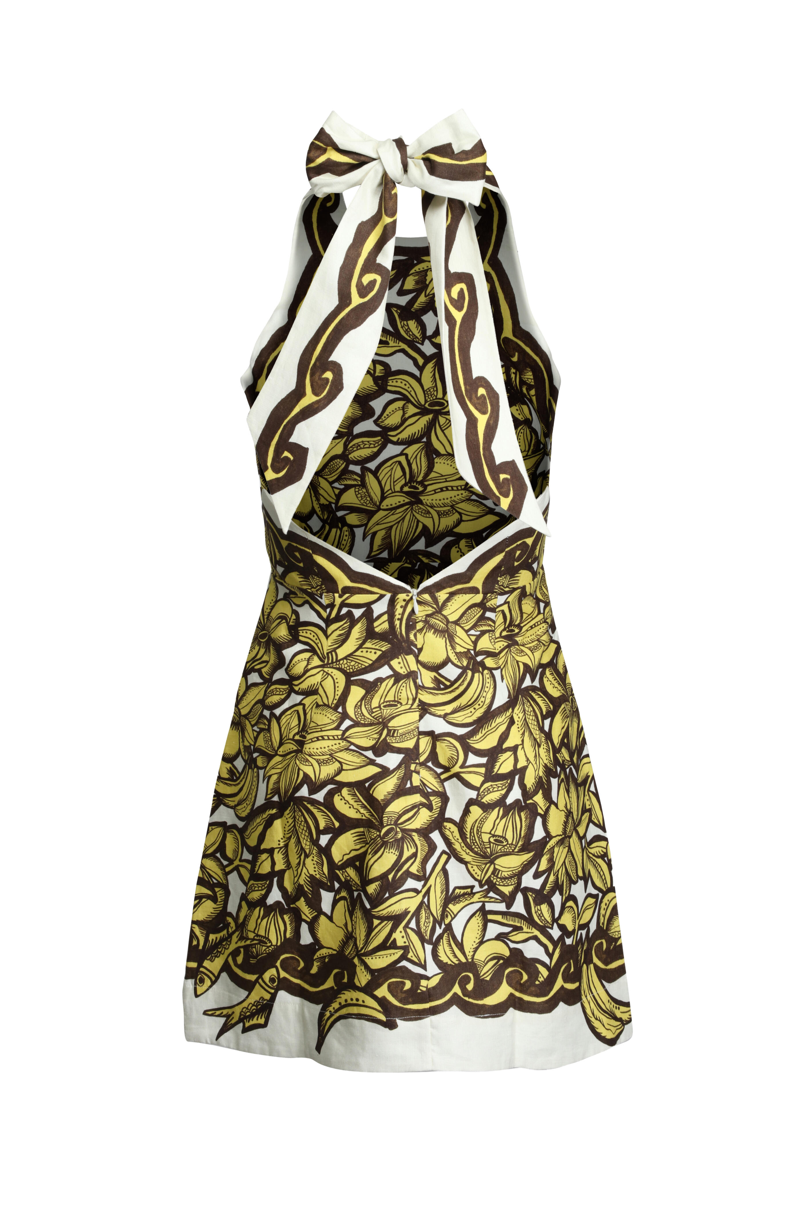 Alémais - Mona Yellow Floral Mini Dress
