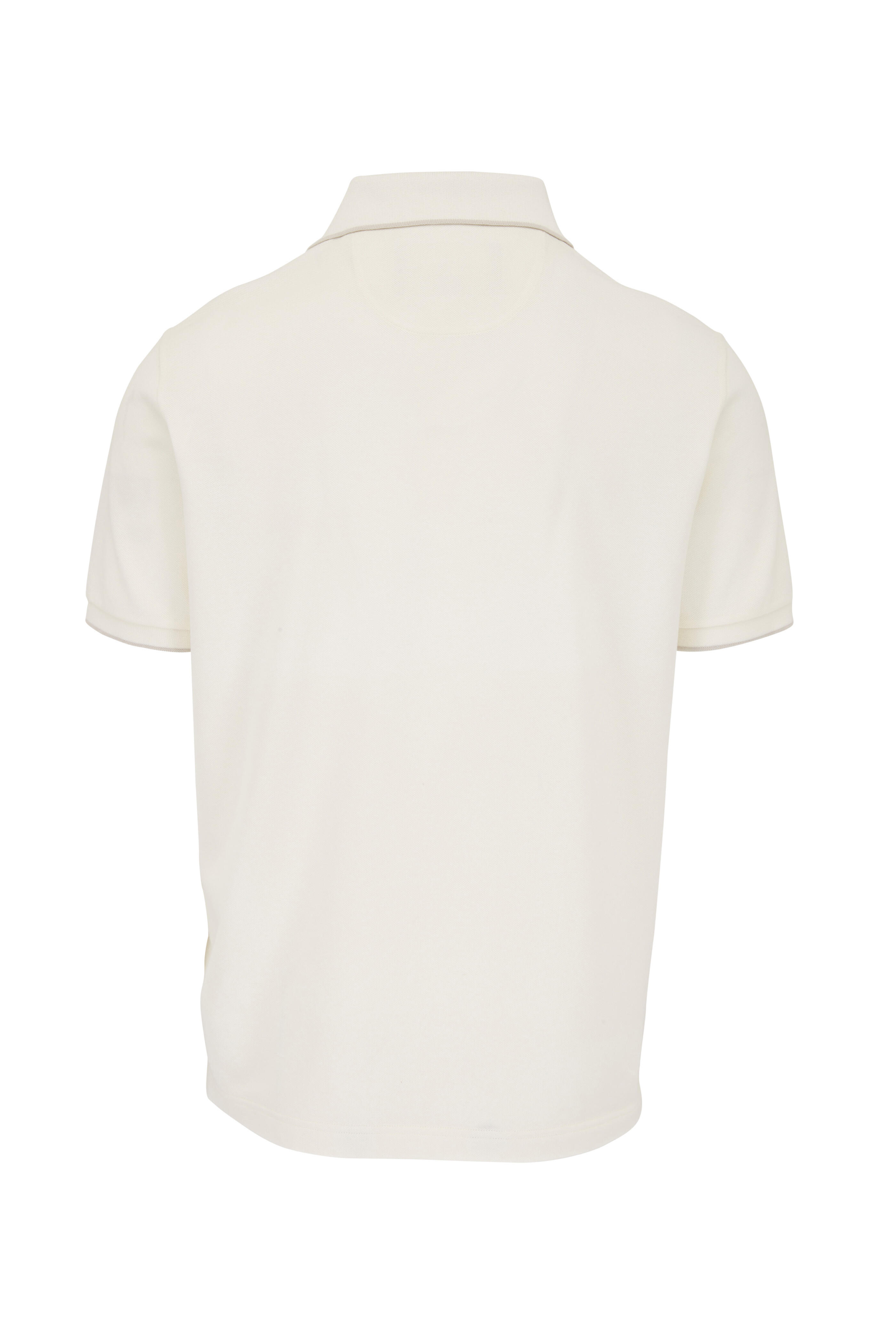 Loro Piana - Regatta White Polo | Mitchell Stores