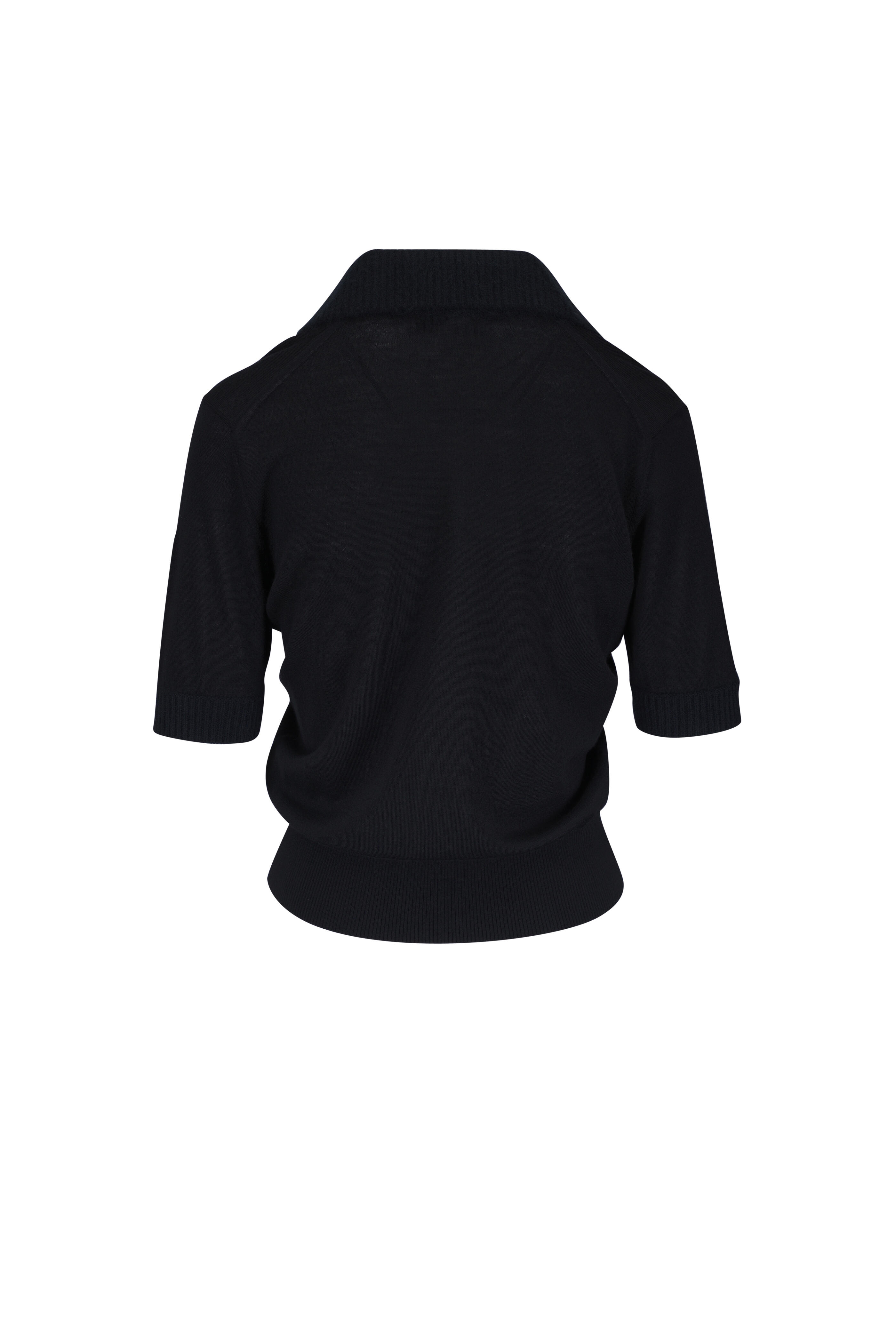 Dorothee Schumacher - Merino Romance Black Wool Polo