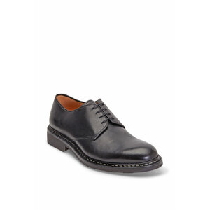 Heschung leather derby shoe with pebble accents around the laces and ankle. Heschung | Shoes | Heschung Leather Derby Shoe With Pebble  main image 4