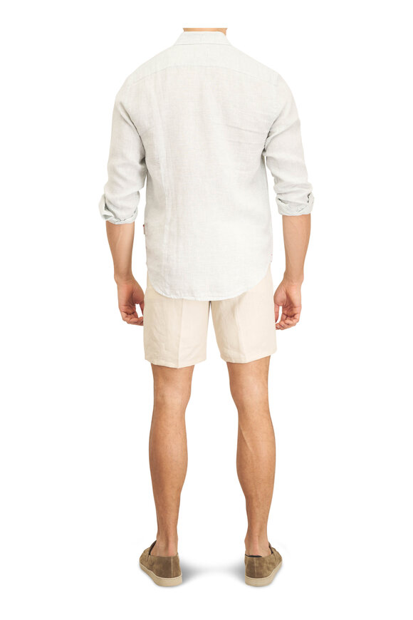Orlebar Brown Norwich Chai Linen Shorts - view 4