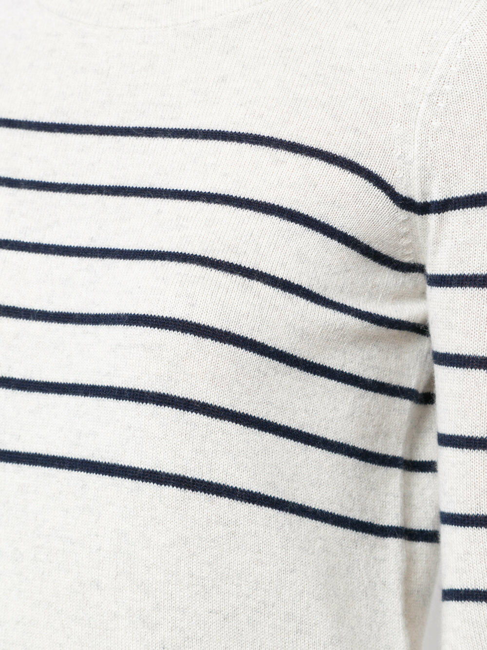 Veronica Beard - Knot Mariner Ivory & Navy Stripe Combo Sweater
