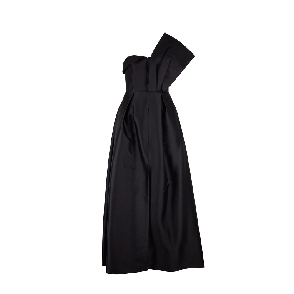 sachin-babi-clarissa-black-one-shoulder-gown