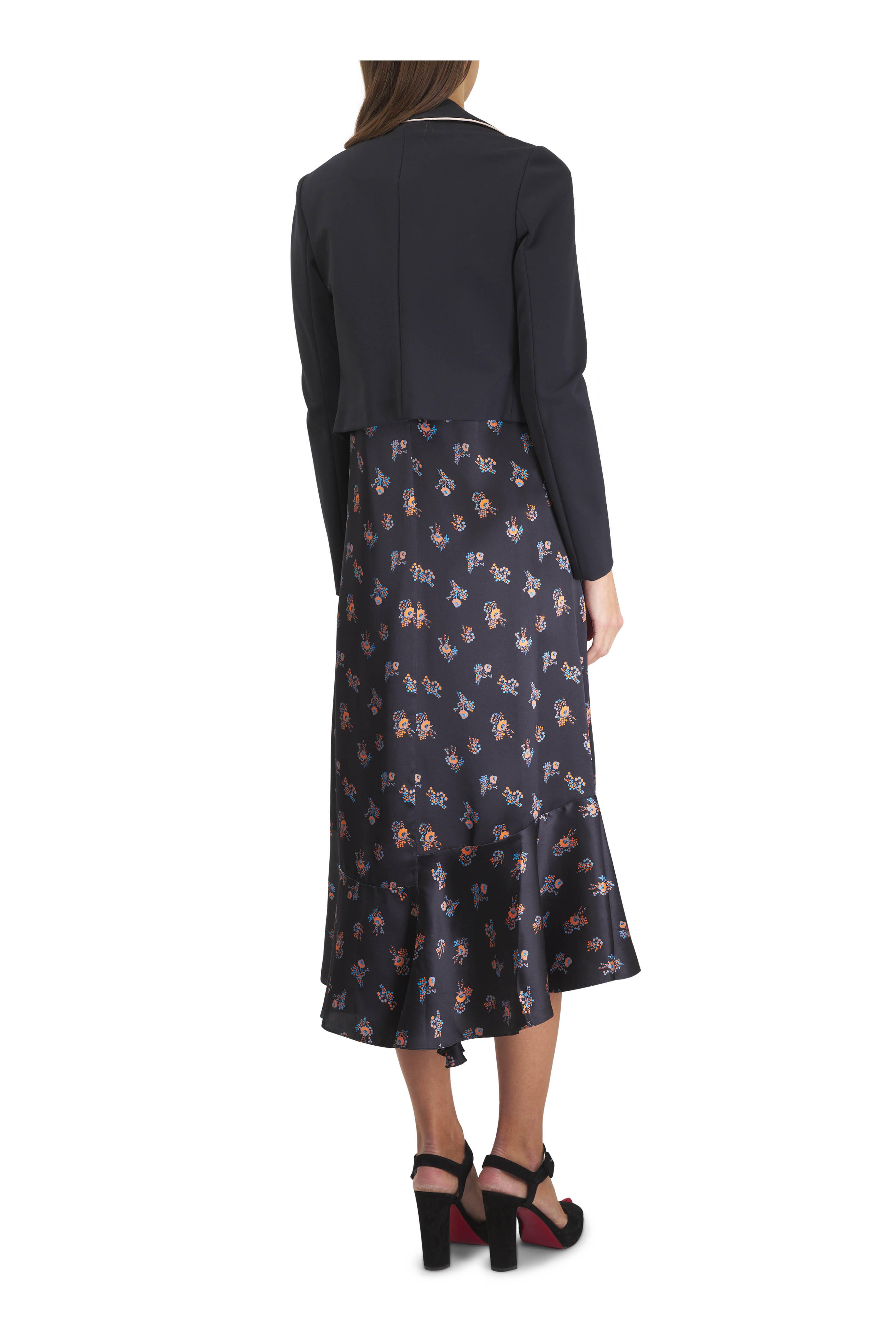 Dorothee Schumacher - Navy Shiny Daydream Dress