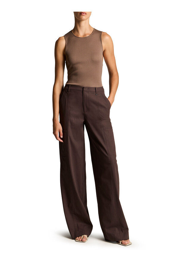 Vince Iron Stretch Cotton Paneled Pant - view 2