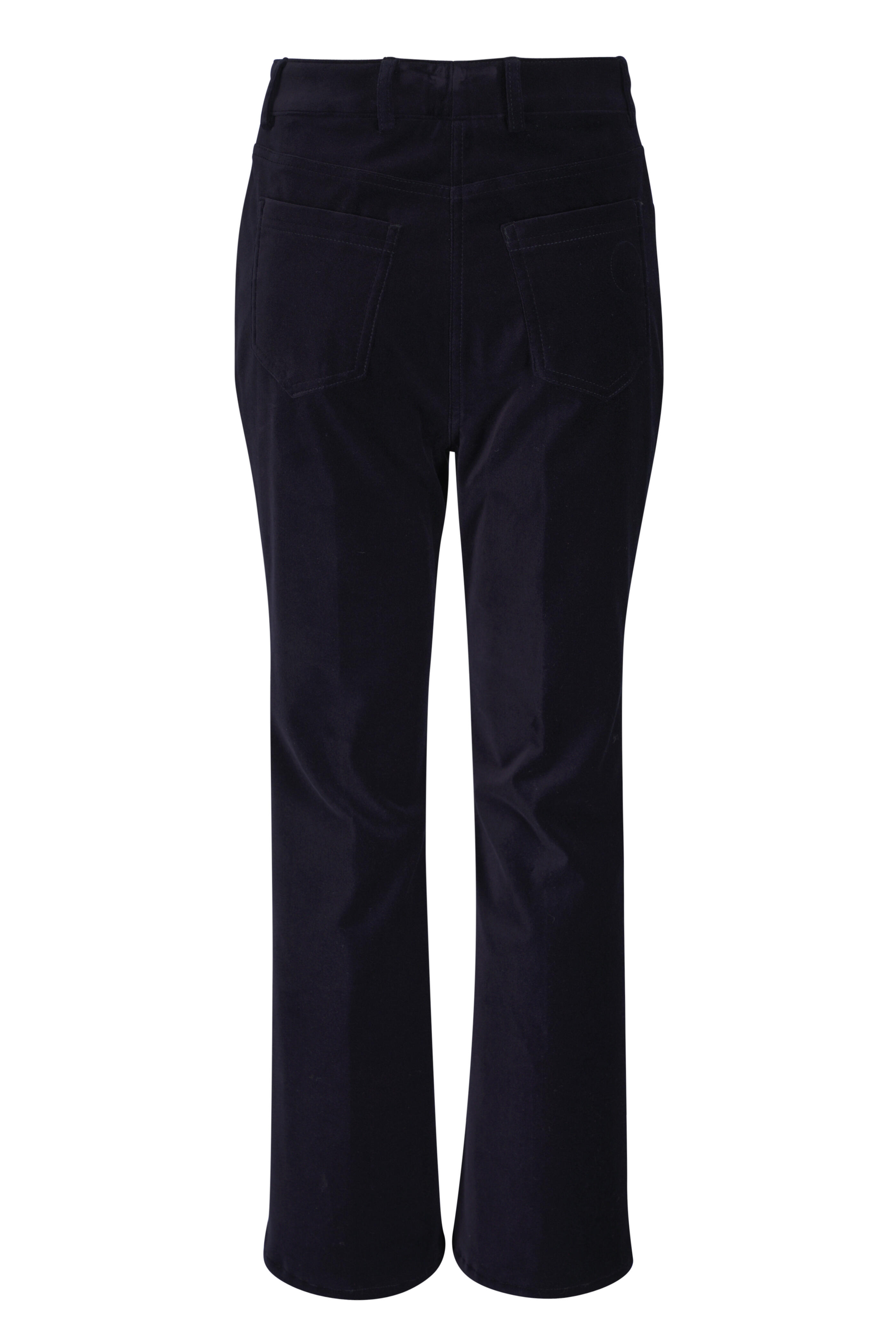 Akris Punto - Caia Black High-Stretch Straight-Leg Crop Pant - view 2