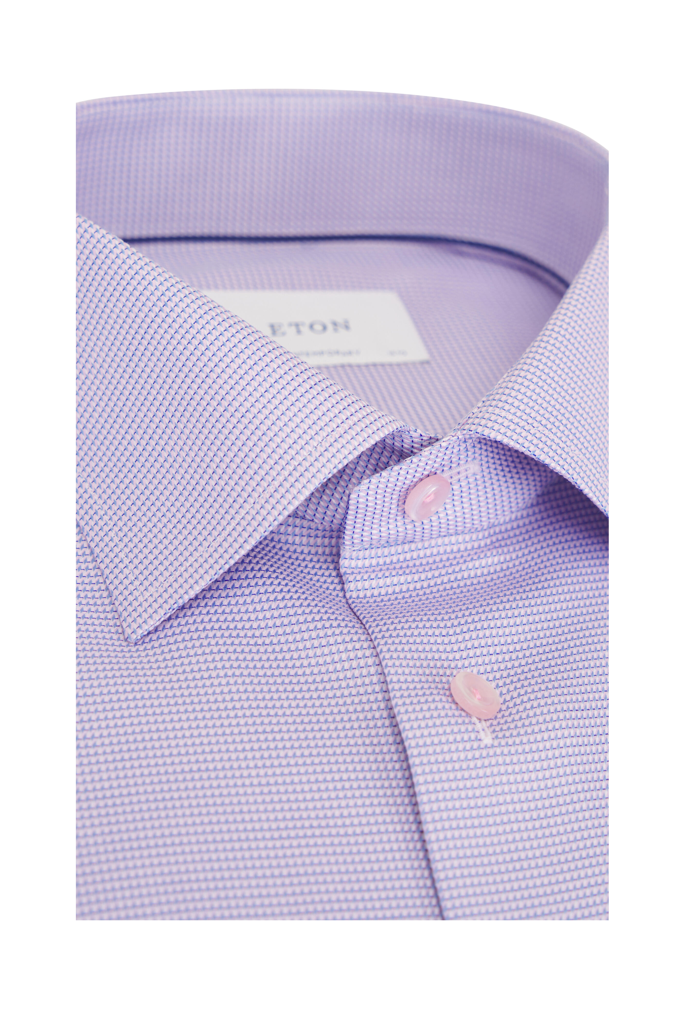 Eton - Pink Micro Dot Cotton Dress Shirt