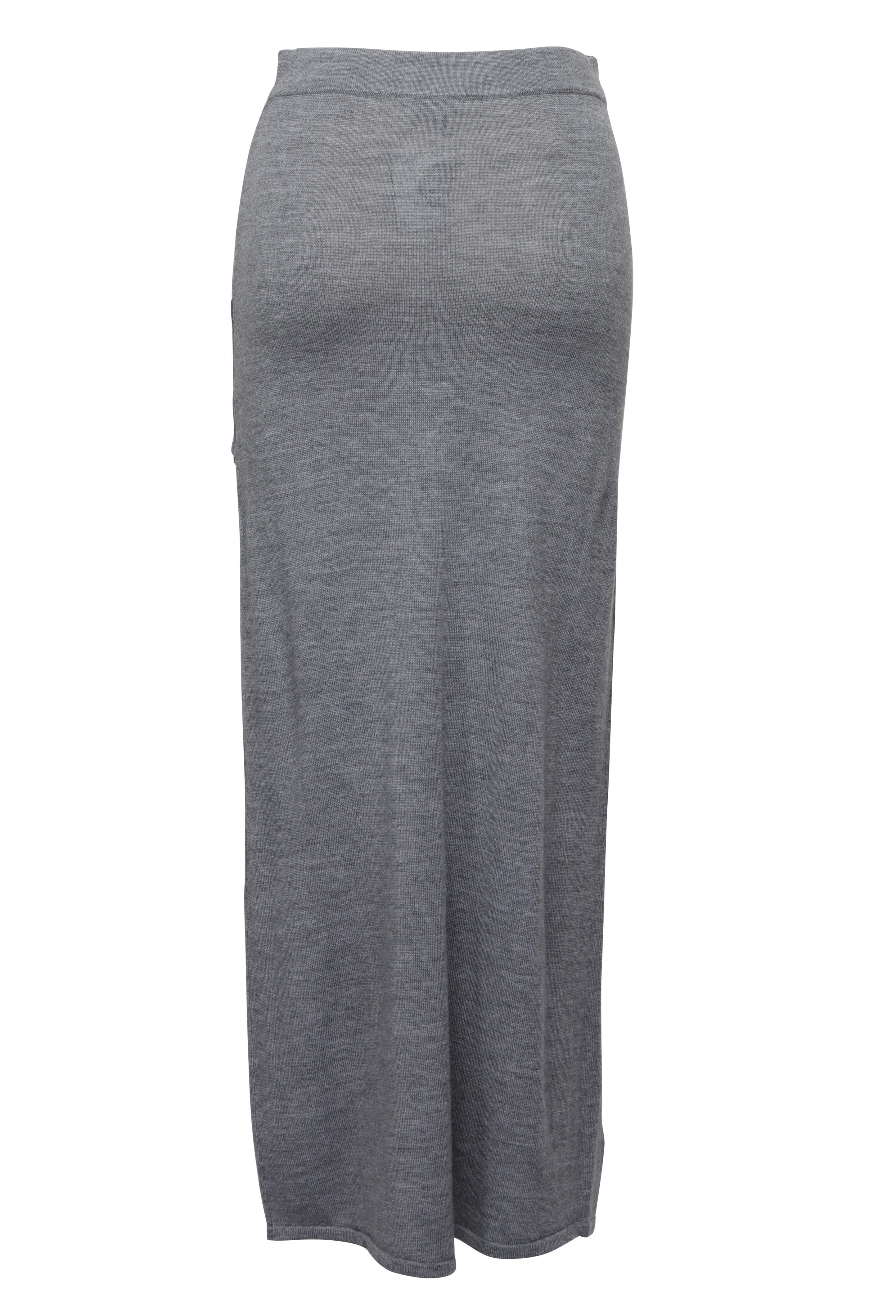 Staud - Wilma Heather Grey Skirt