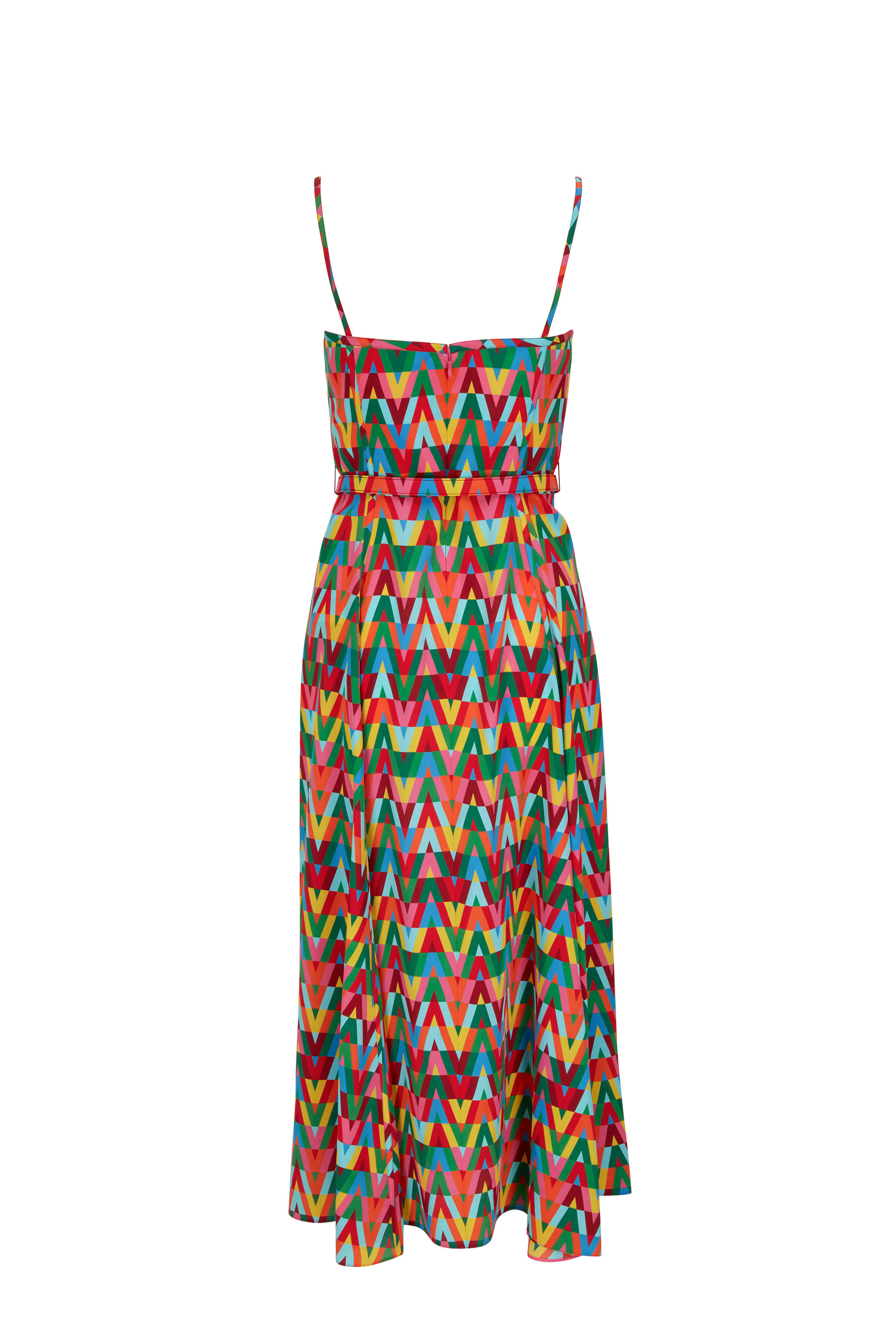 ワンピース VALENTINO FW25 Dresses (7B3VADW59E5 M12) VALENTINO GARAVANI Printed silk-twill mini dress | THE OUTNET