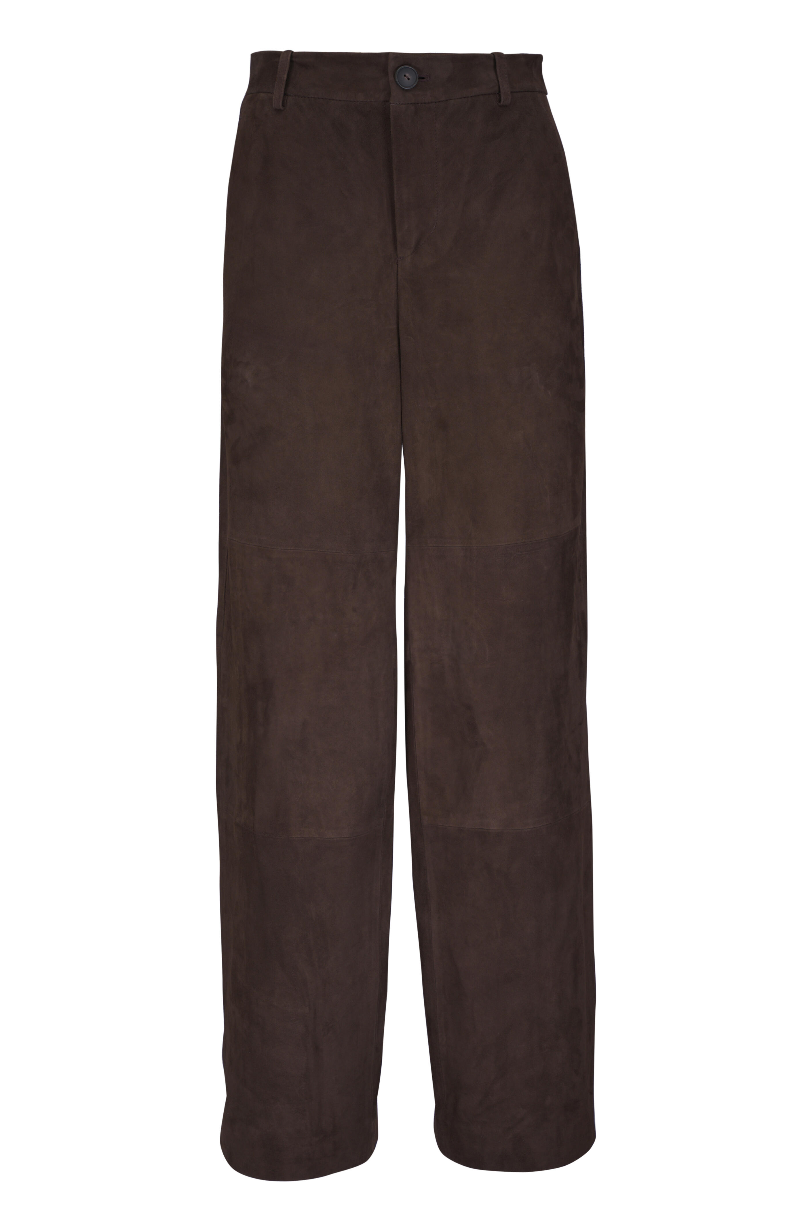 Vince - Deep Espresso Suede Wide Leg Pant