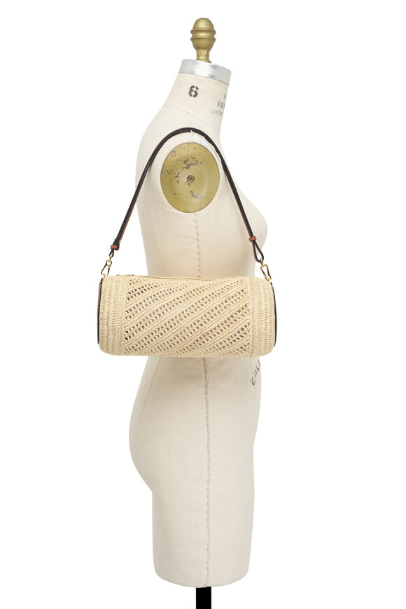 Loewe - Bracelet Natural & Tan Raffia Pouch