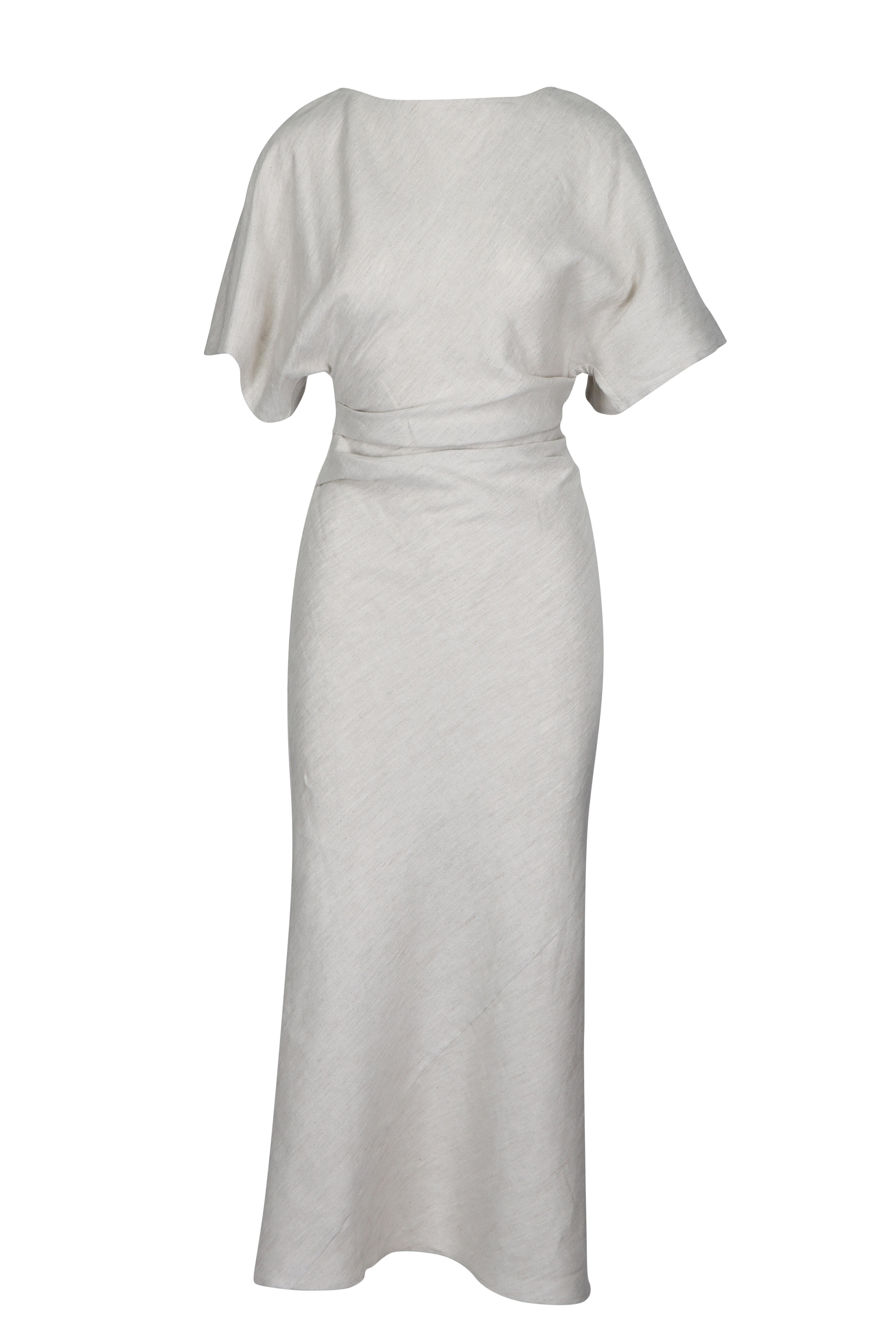 Staud - Amelie Linen Midi Dress