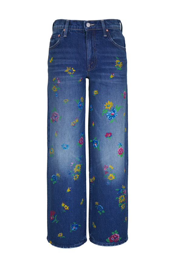 Mother The Lil Rerun Zip Sneak Field of Flowers Jean