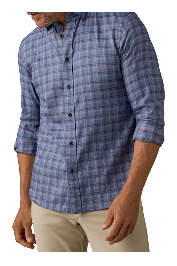 Faherty Brand Movement Riverstone Pass Plaid Sport Shirt - view 2