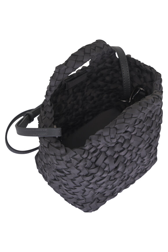 Naghedi Petit St. Barths Dark Gray Woven Tote - view 5