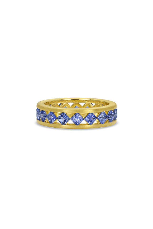 Leigh Maxwell - Ameerah Signature Blue Sapphire Ring Band