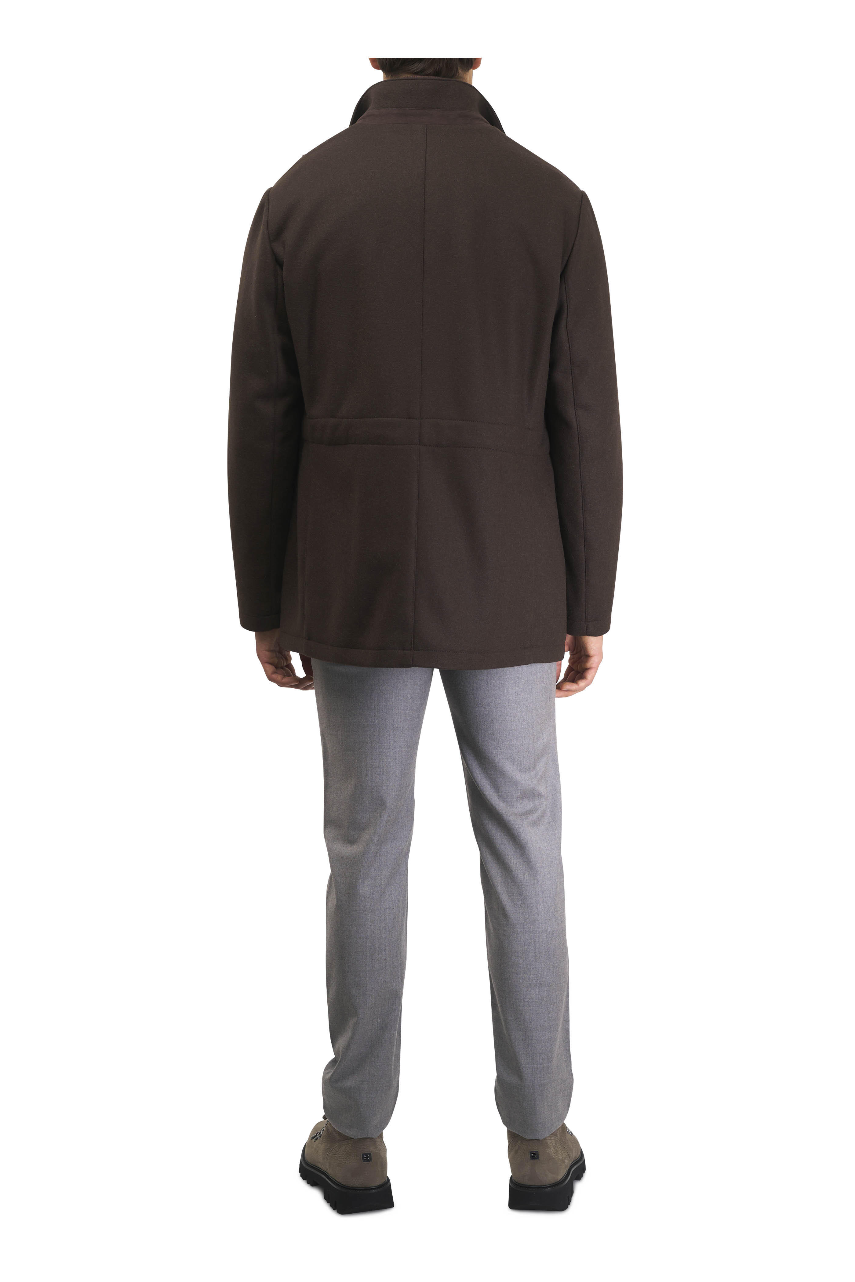 Maurizio Baldassari - Light Gray Flannel Five Pocket Pant