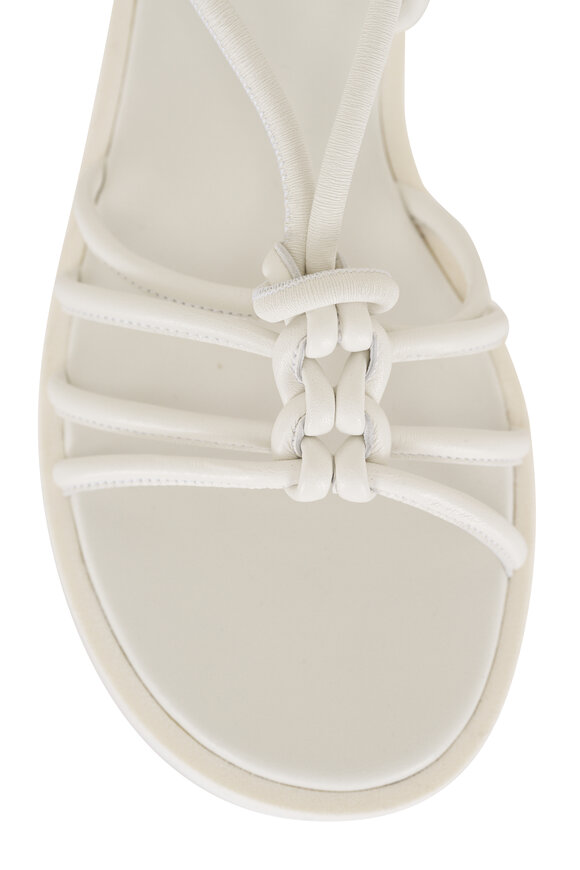 Gianvito Rossi White Strappy Platform Sandal - view 5