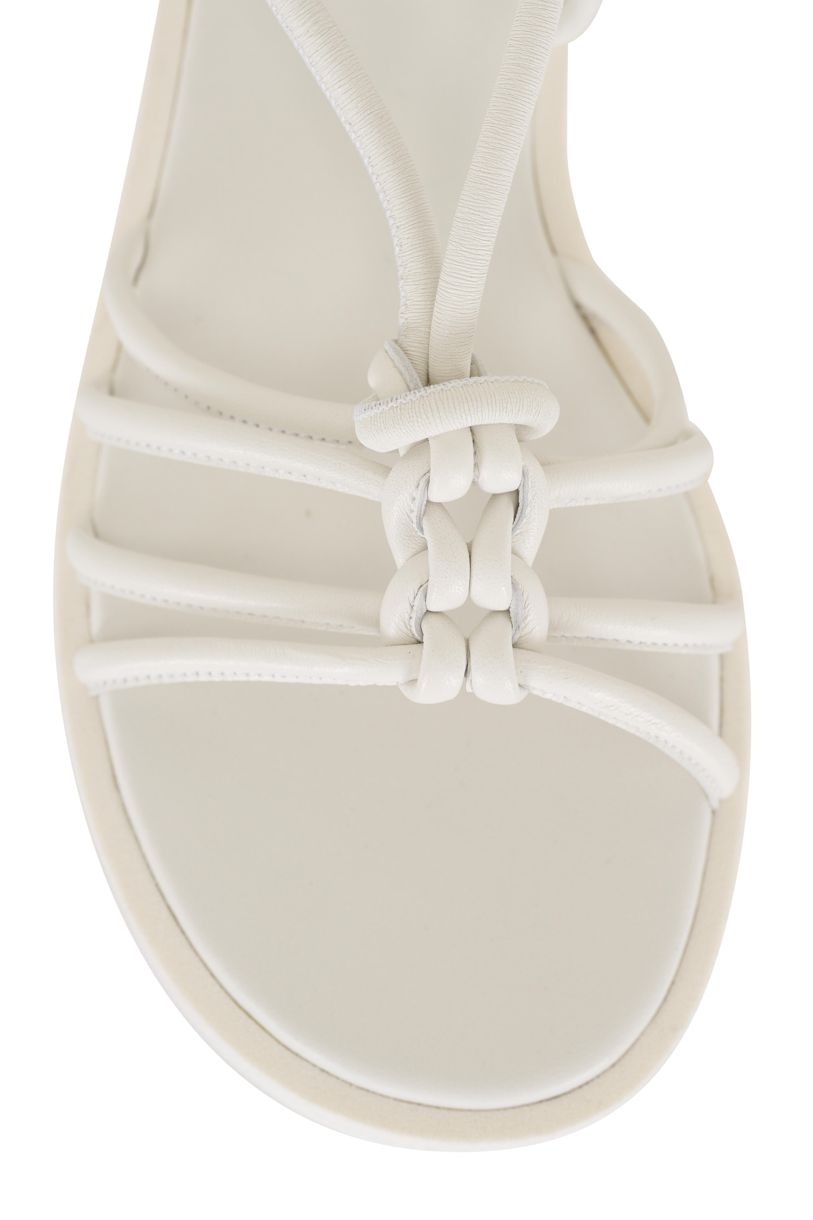 Gianvito Rossi - White Strappy Platform Sandal