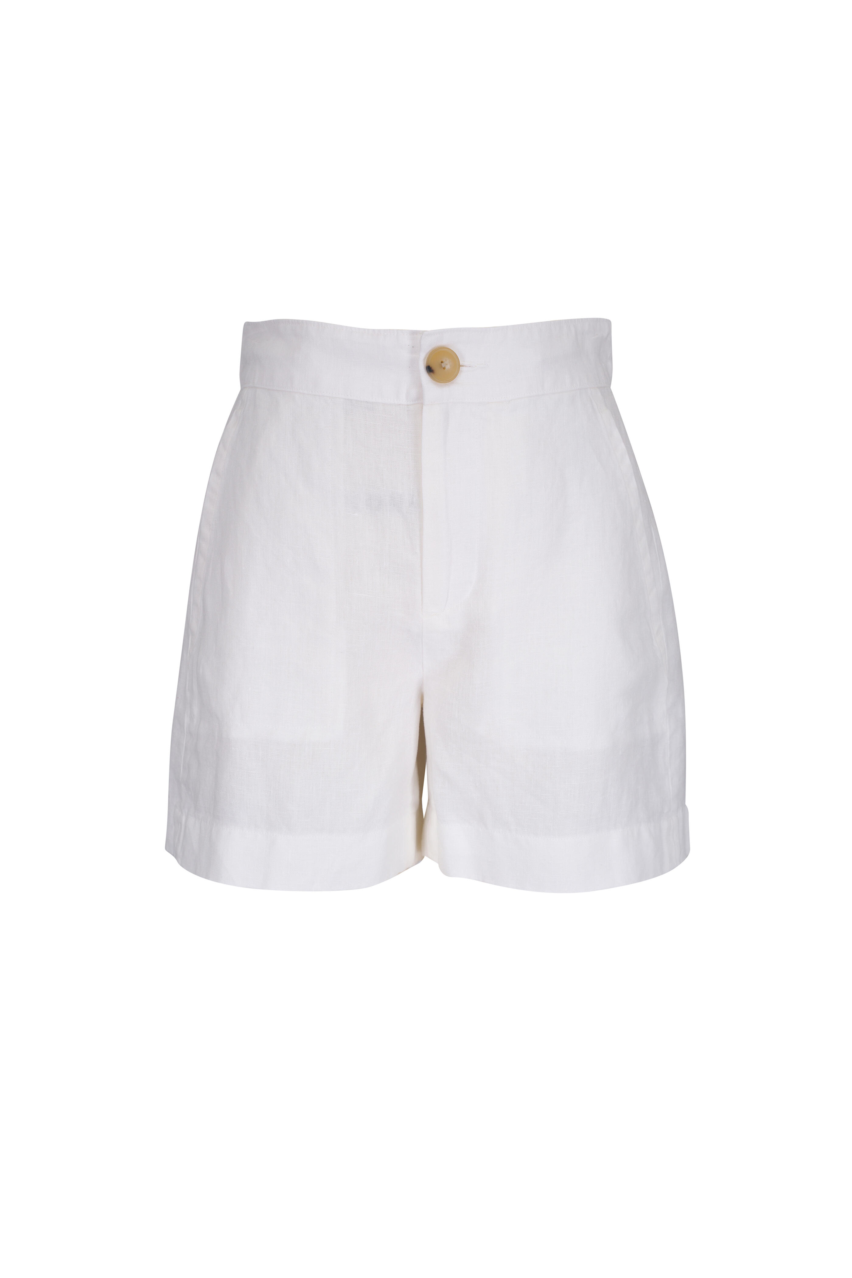 Vince - Off White Hemp Shorts | Mitchell Stores