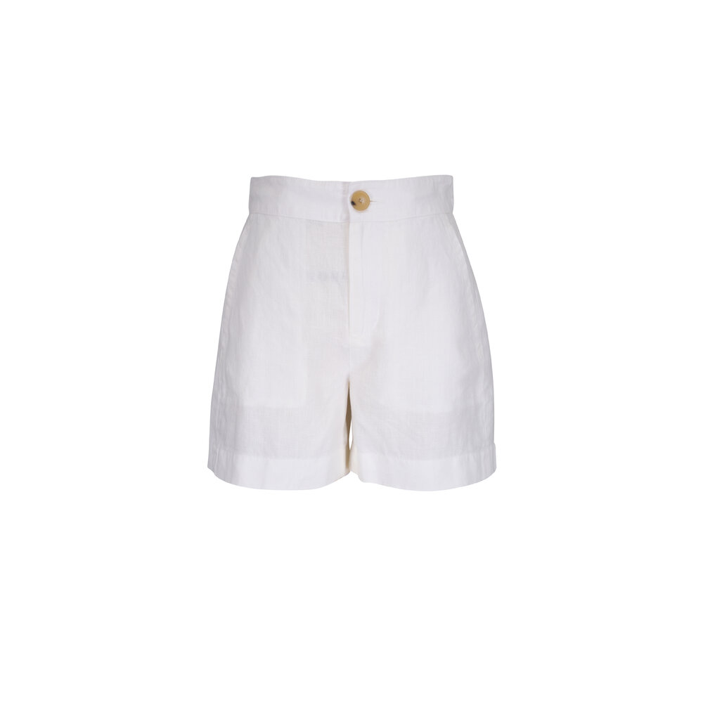 CLANE DAD SHORT PANTS ホワイト CLANE/クラネ】DAD SHORT PANTS/ダッドショートパンツ（その他