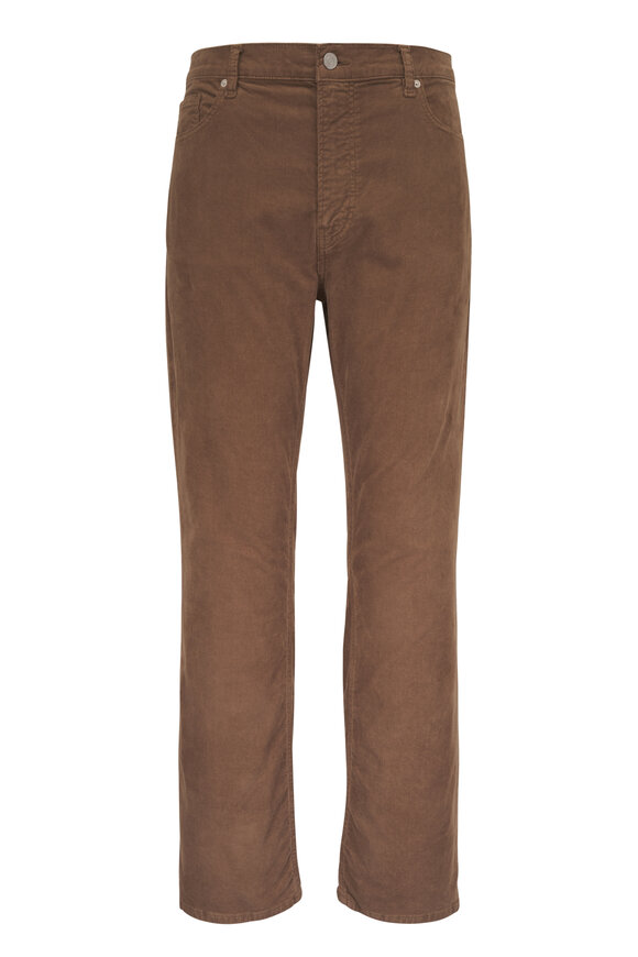 Frame Soft Taupe Modern Straight Corduroy Pant - view 1
