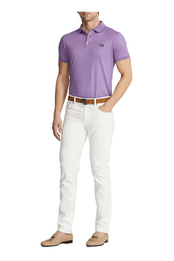 Ralph Lauren Purple Label - Wisteria Cotton Piqué Polo