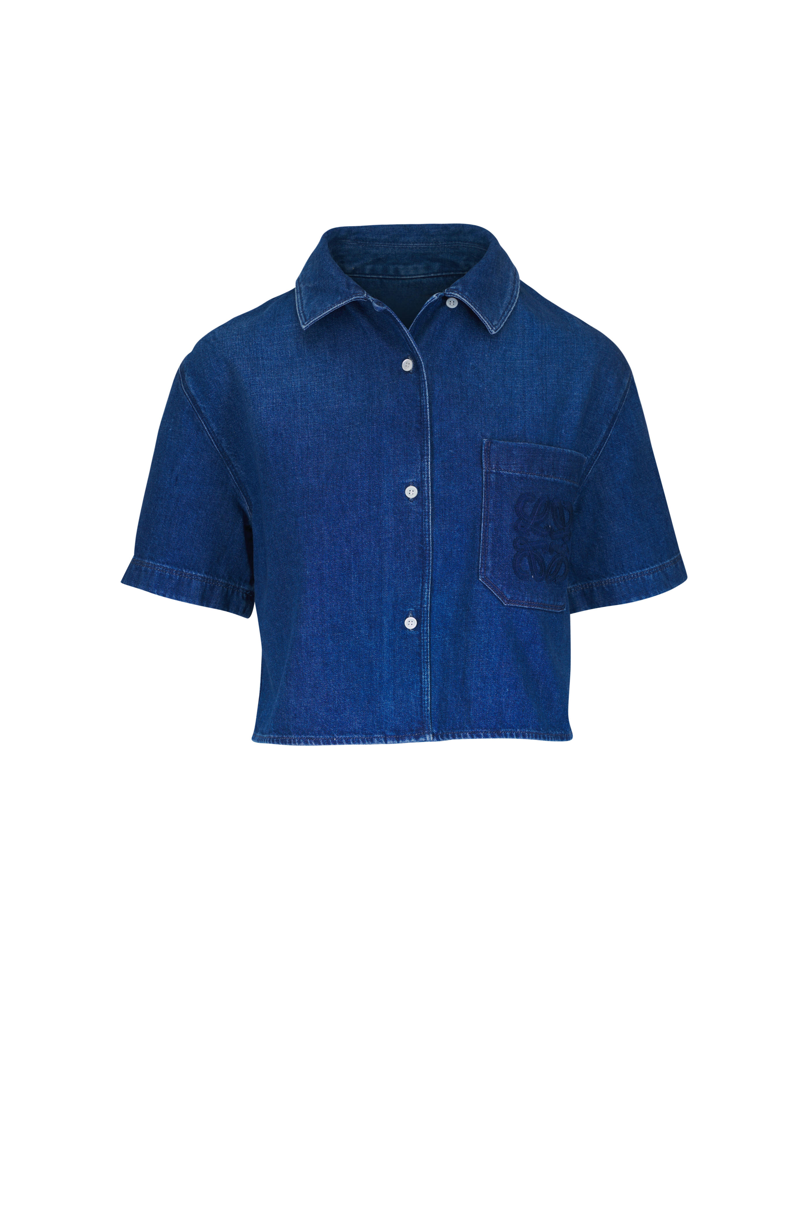 Loewe - Denim Cotton Button Up Shirt