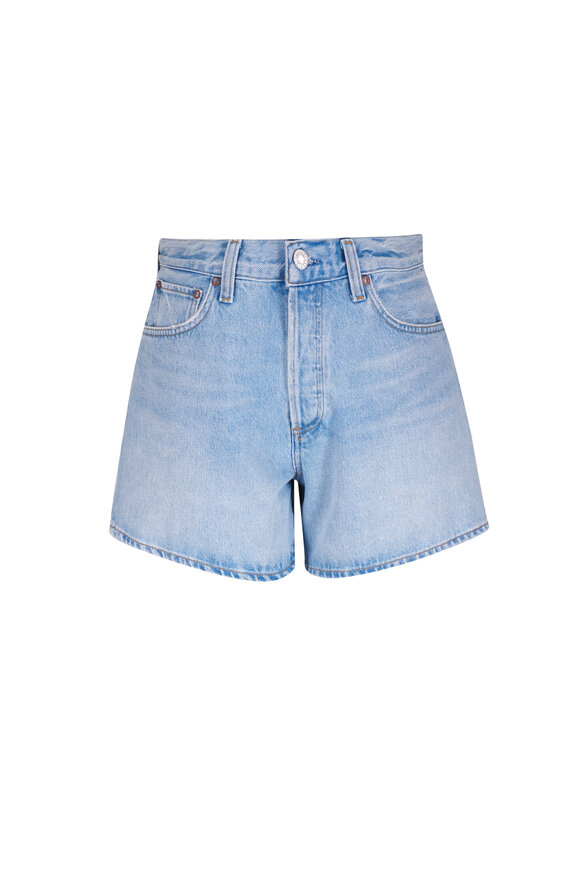 Agolde Leith Convert Denim Shorts