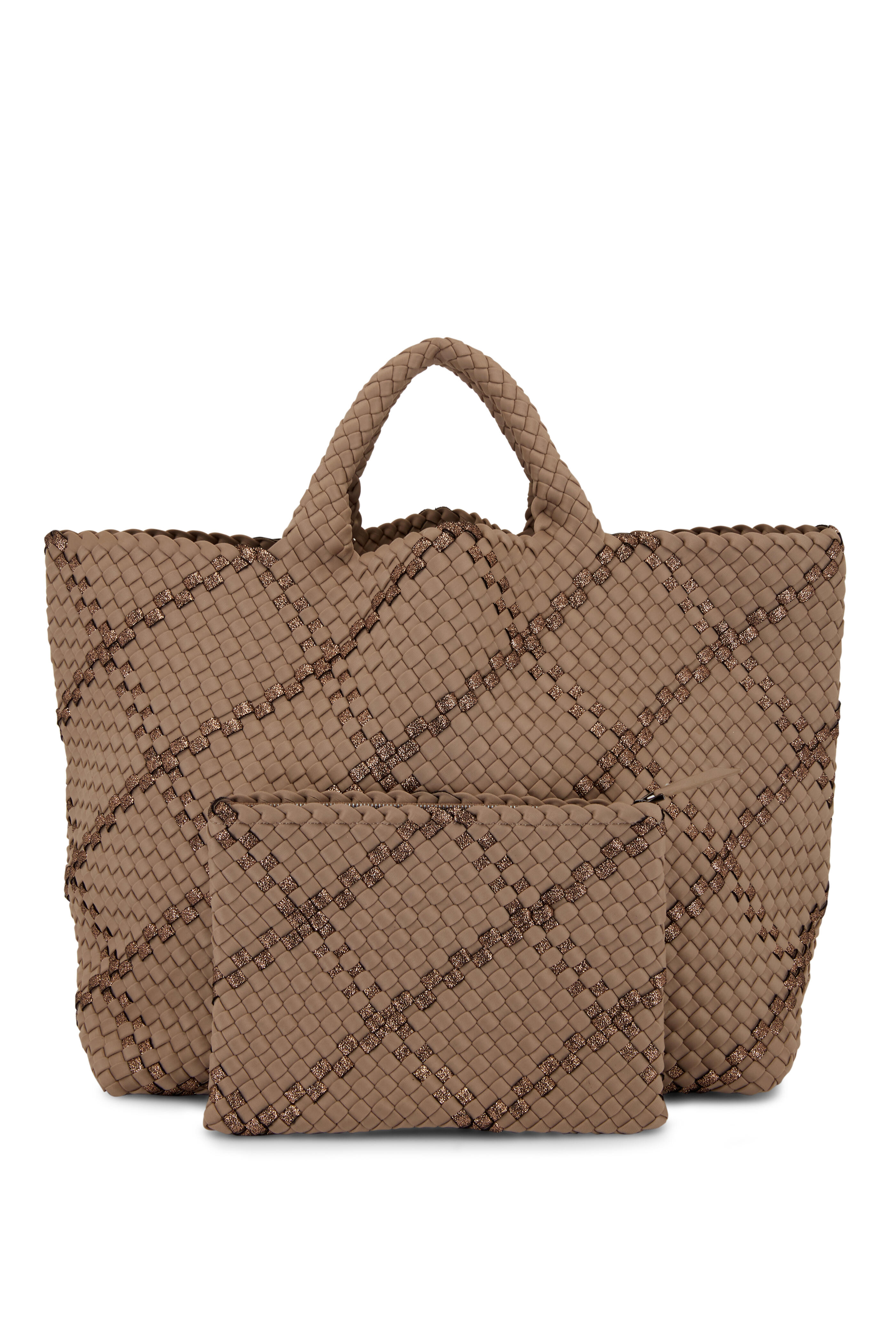 Naghedi - St. Barth's Sunkissed Plaid Large Tote