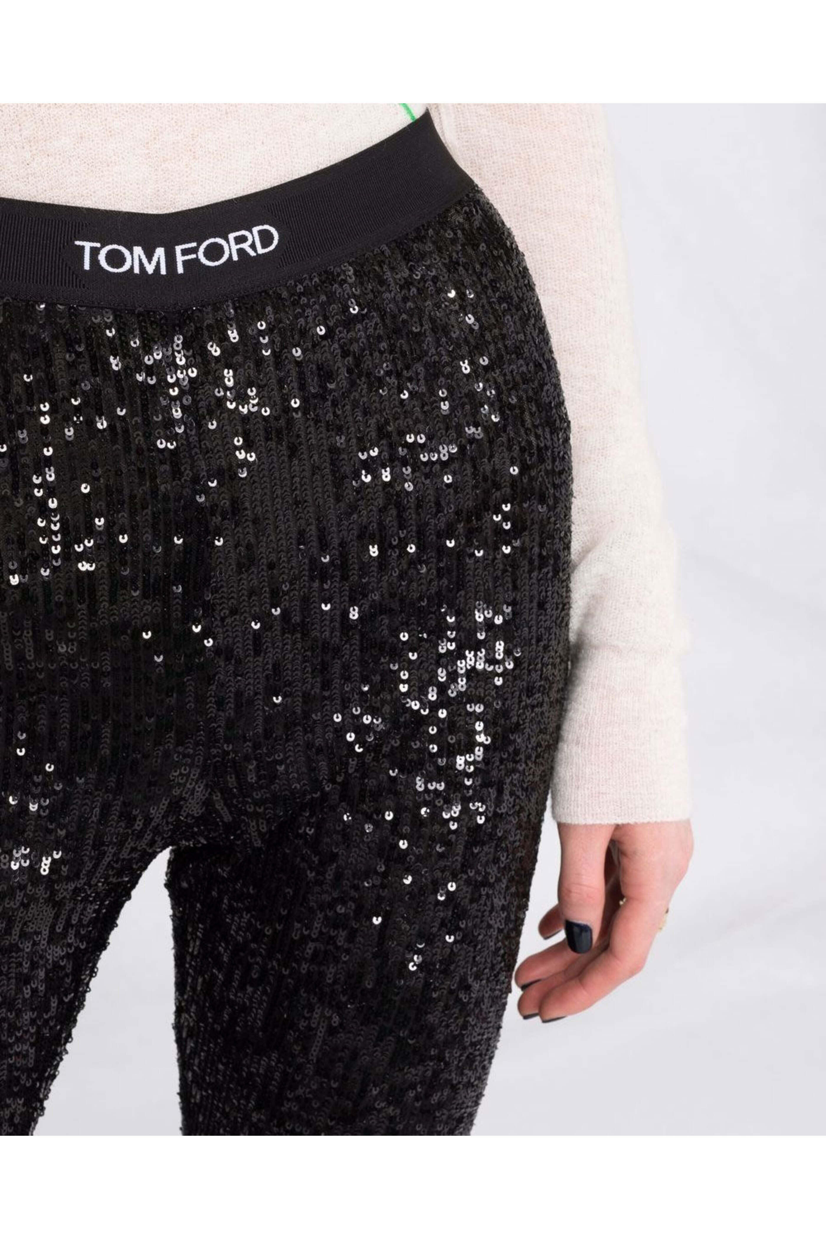 Tom Ford - Black All Over Sequin Legging