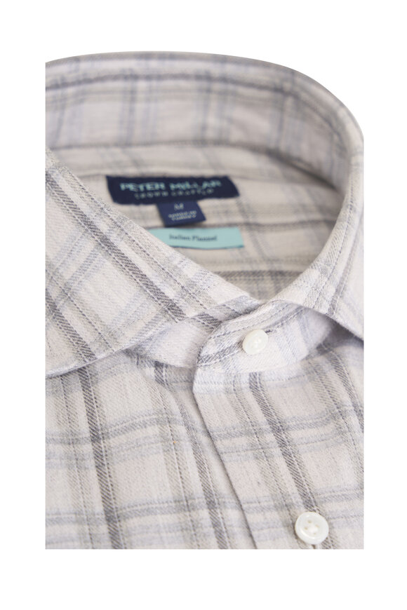 Peter Millar Grey Flannel Sport Shirt - view 2
