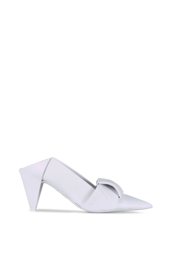Loewe Origami Flap Back Optic White Pump, 70mm - view 3