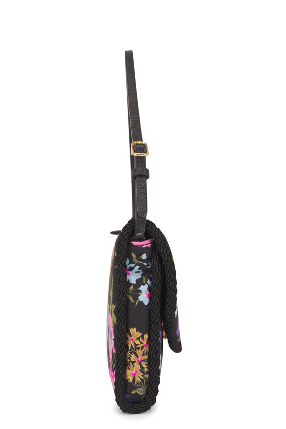 Valentino Garavani Devain Floral VLogo Clutch - view 4