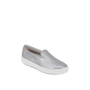 Silver slip cheap on sneakers