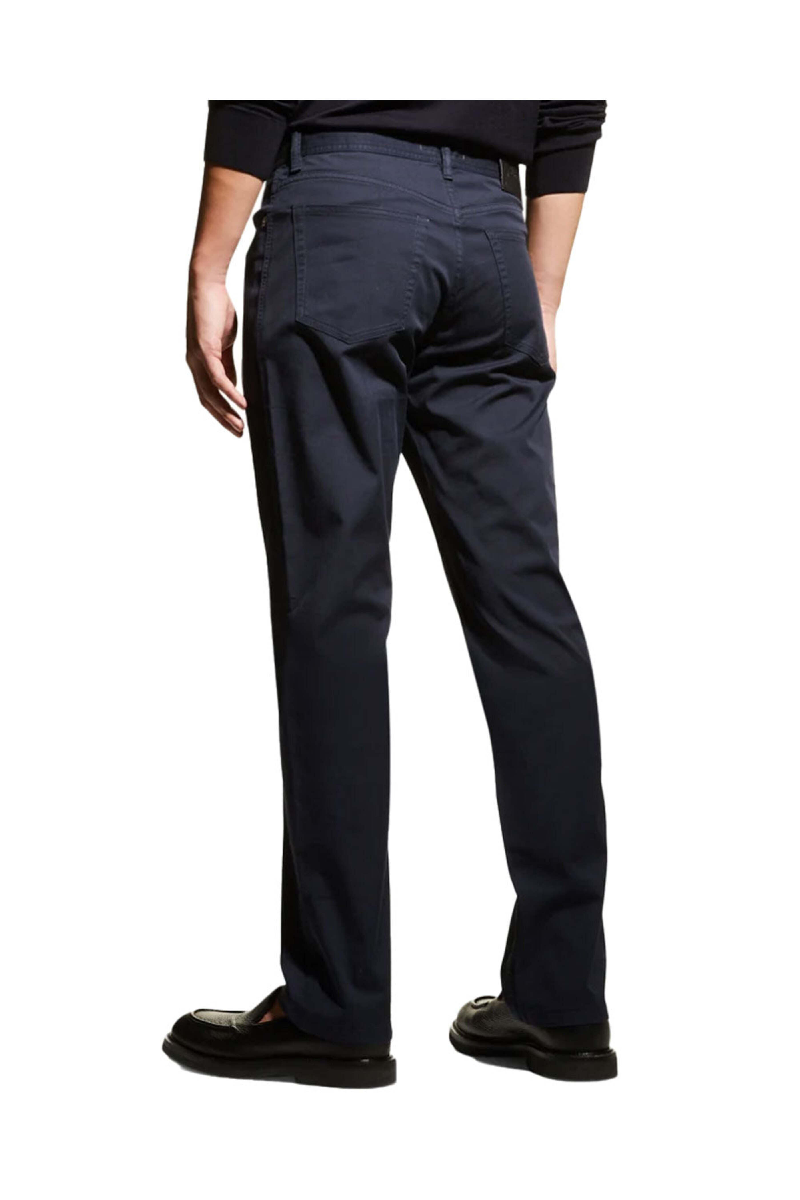 Brioni - Midnight Blue Twill 5 Pocket Pant