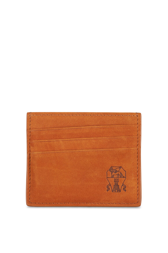 Dunhill - Duke Tan Leather Card Case | Mitchell Stores