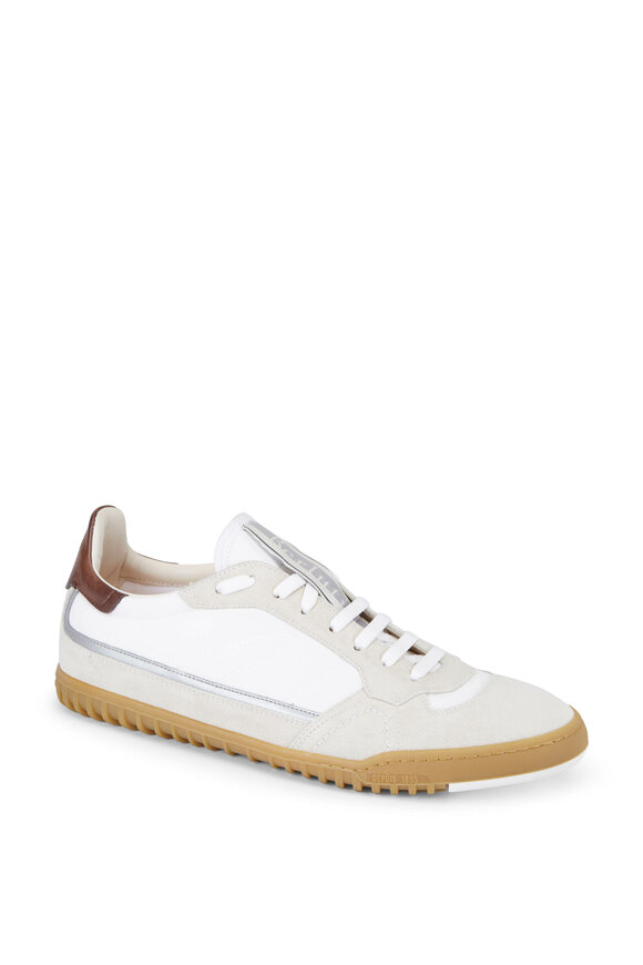 Berluti - California White & Beige Suede & Nylon Sneaker