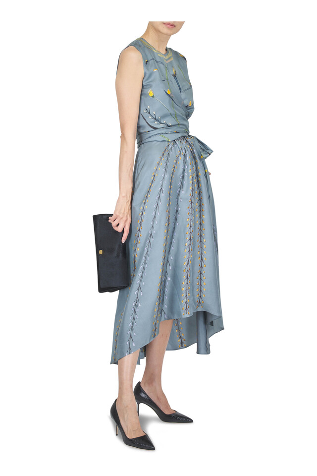 Designer outfit featuring BB Black Embossed Leather Pump, 70mm and Audrey Black Ponyhair Clutch