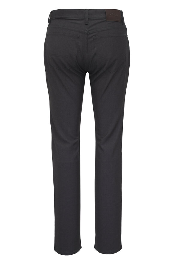 Brioni Anthricite Wool Five Pocket Pant - view 2