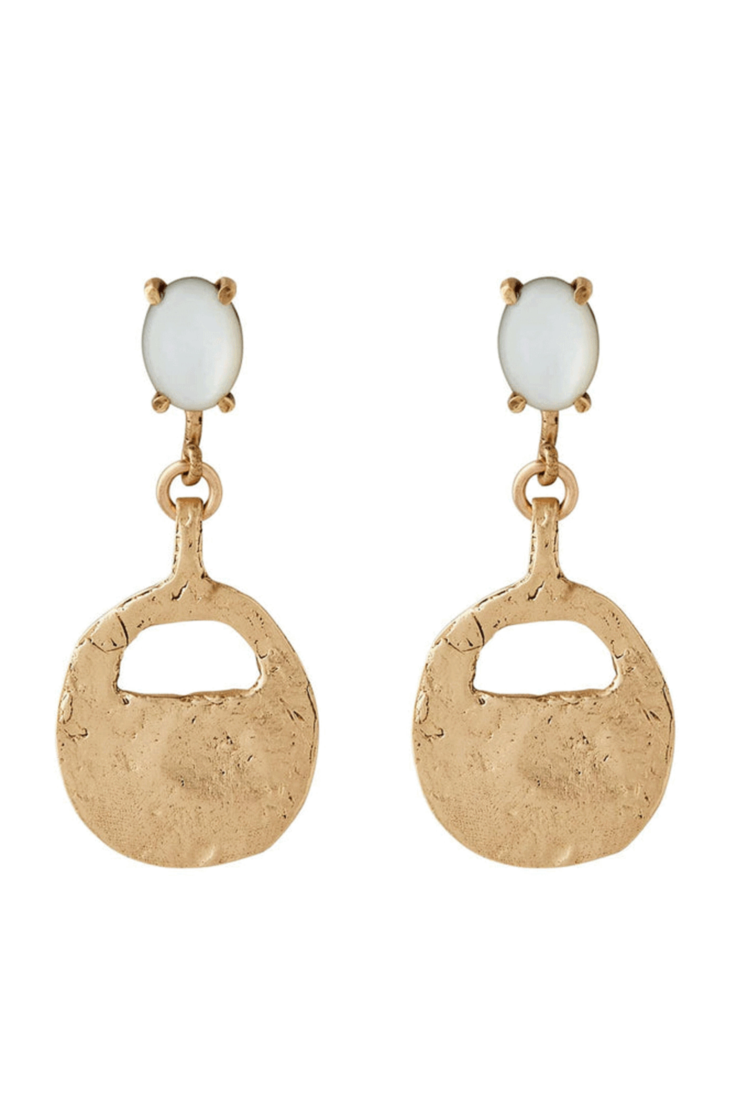 Julie Cohn Design - Artifact Mother of Pearl Earrings - view 1