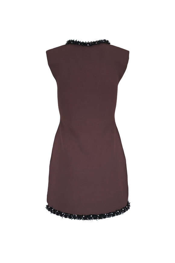 Simkhai Suki Chocolate Black Mini Dress - view 4