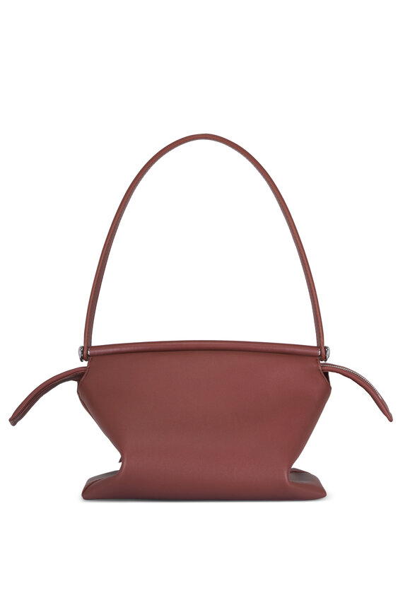 Loewe Small Whisker Brown Leather Shoulder Bag - view 5